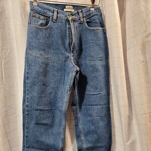 LL Bean Ladies Blue Jeans. Size 6 Original Fit/Relaxed